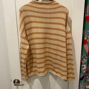 NWT Demylee striped Lamis sweater size large